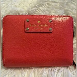 Kate Spade Coral Leather Wallet